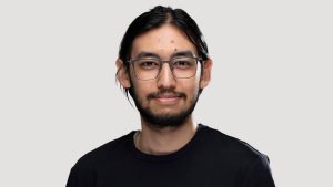 A portrait of Siddhartha Bajracharya